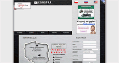 Desktop Screenshot of constra.pl